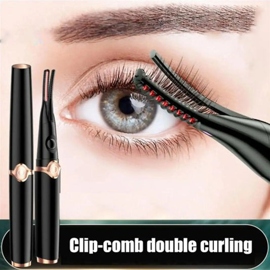 Lulu Rechargeable & Heated Portable Eyelash Curler, Natural Long Lasting Curling